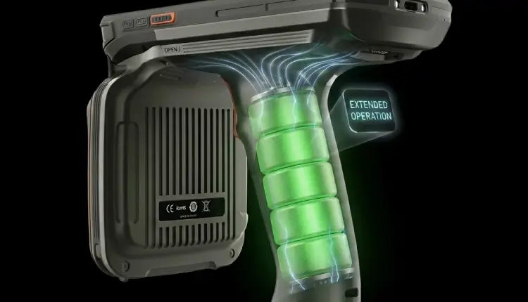 9,000mAhの大容量バッテリーにより長時間稼働が可能です