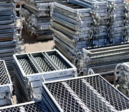 建設業：足場の数量管理