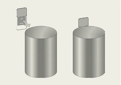 3 金属面へ貼り付ける