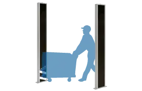 smartPORTAL外観：台車通過イメージ