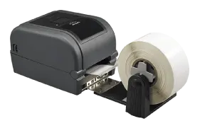 TD-4750外観：外付けロールフォルダー装着